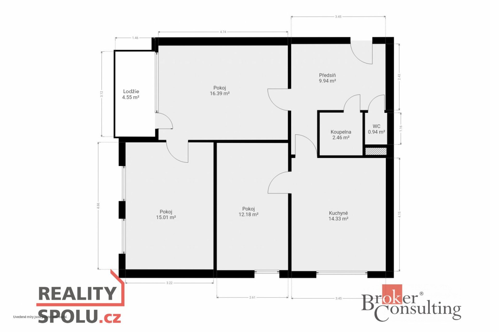 Prodej, byty/3+1, 71.25 m2, Suvorovova 595, 33901 Klatovy, Klatovy [ID 79664]