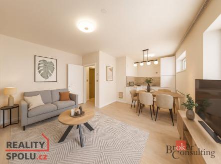 Prodej bytu, 2+kk, 50,6 m²