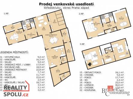 Prodej - zemědělský objekt, 1 059 m²