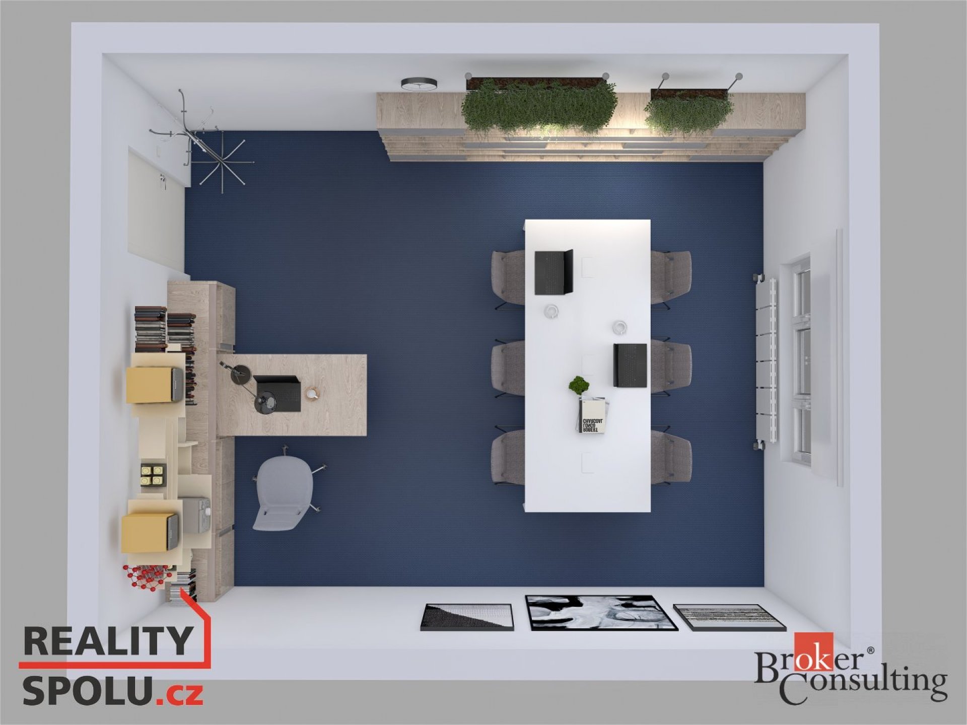 Kancelářské nebo komerční prostory v Poděbradech 20m2 na hlavní ulici Palackého