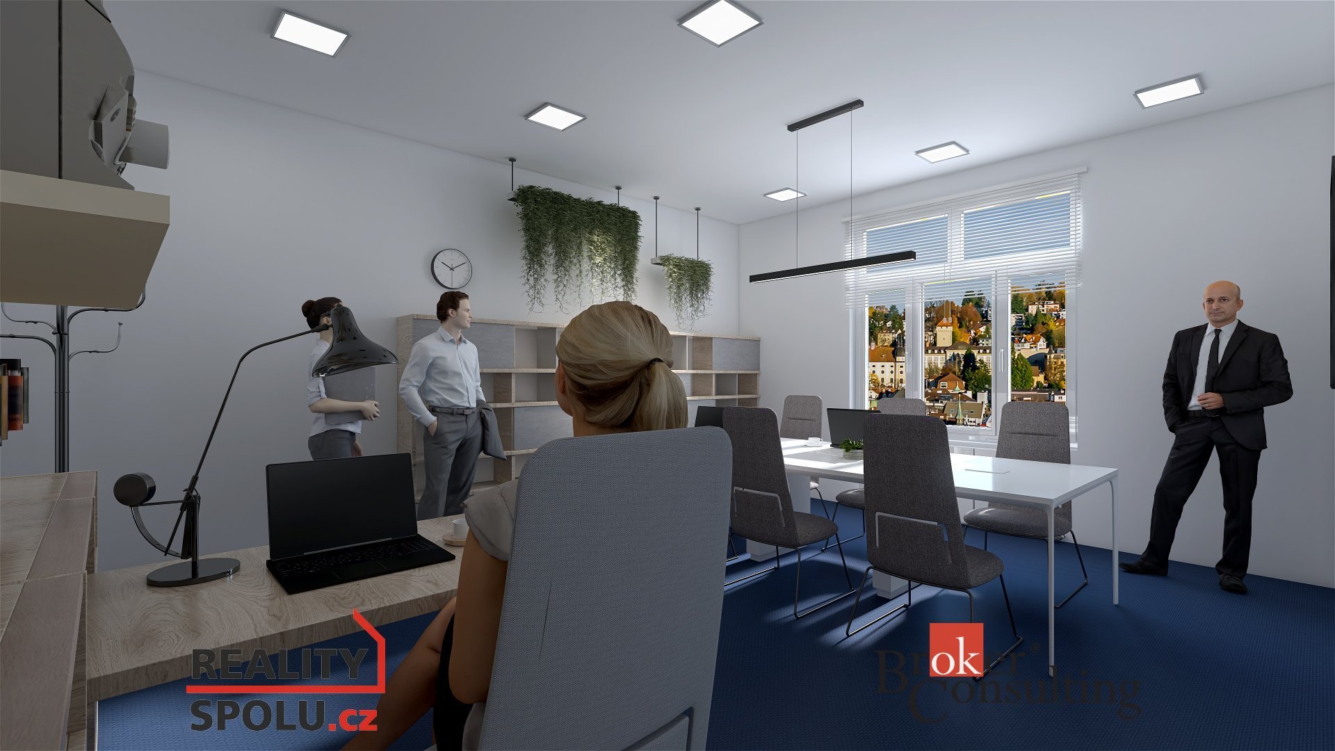 Kancelářské nebo komerční prostory v Poděbradech 20m2 na hlavní ulici Palackého