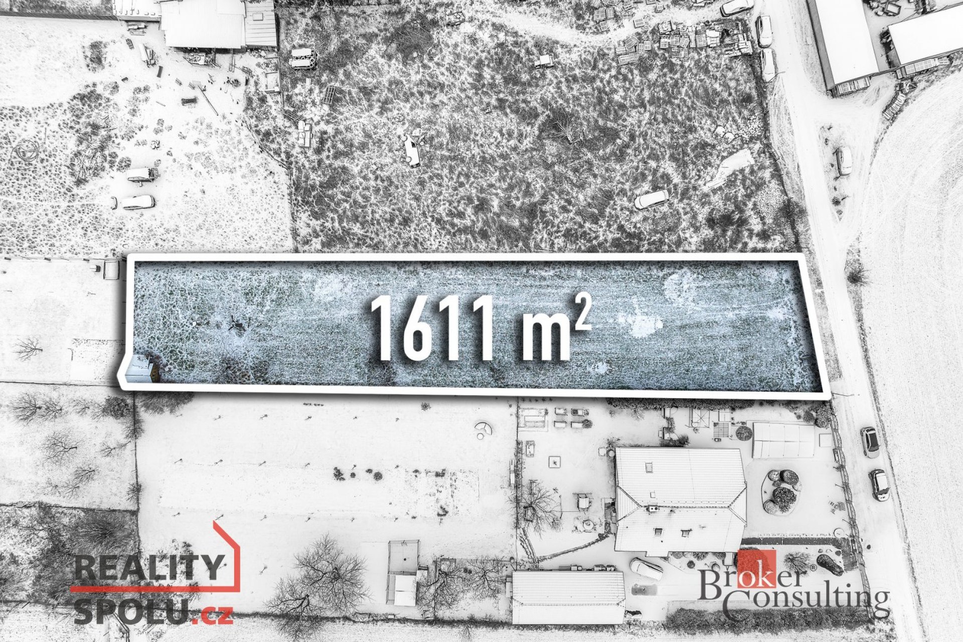 Prodej  pozemku o výměře 1.611 m2, Choťovice, okr. Kolín