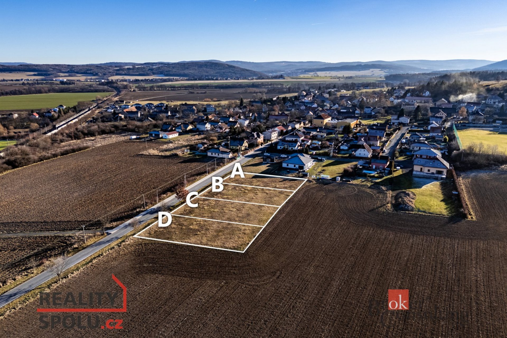 Prodej, pozemky/bydlení, 1173 m2, Újezd, Beroun [ID 79321]