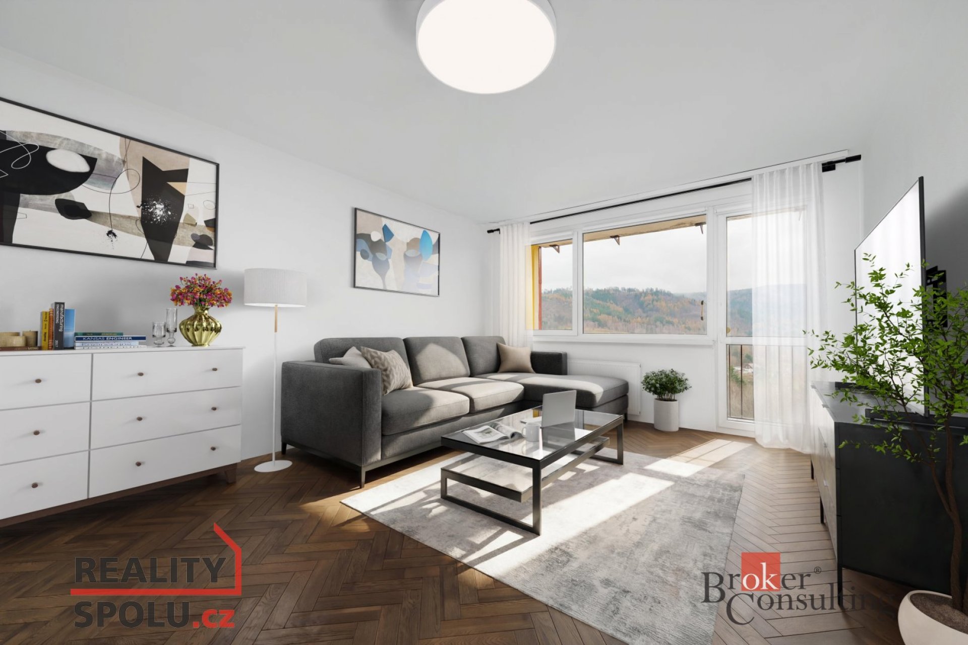 Prodej bytu 4+1 s lodžií v Liberci - sídliště Kunratická