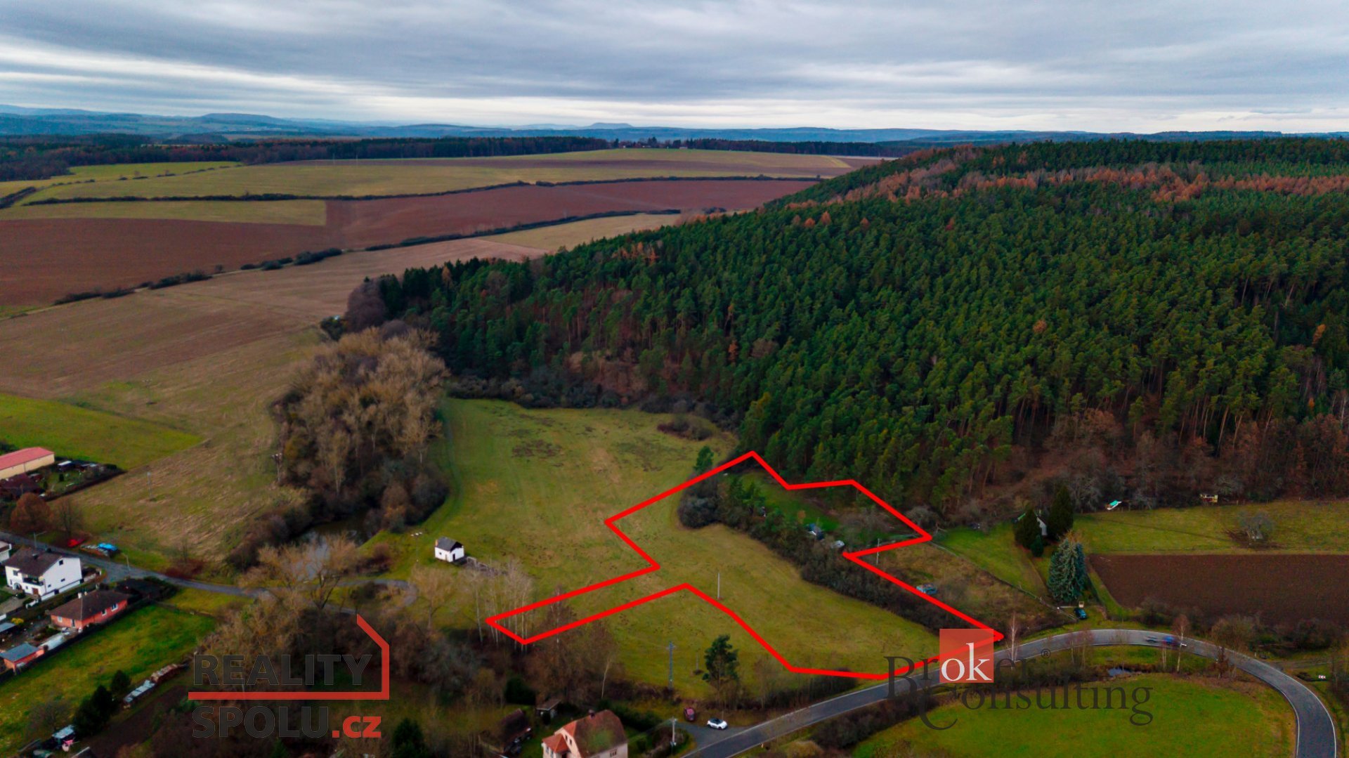 Prodej pozemků - obec Babina