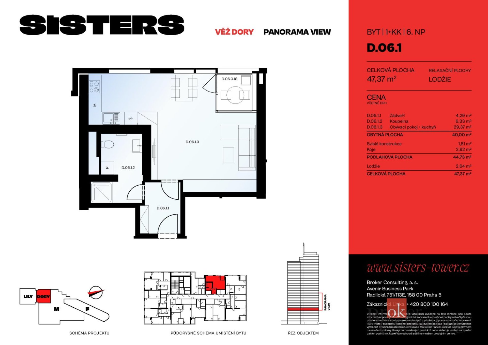 Prodej, byty/1+kk, 47.37 m2, náměstí Českých bratří 2476/10, Jižní Předměstí, 30100 Plzeň 3 [ID 8118