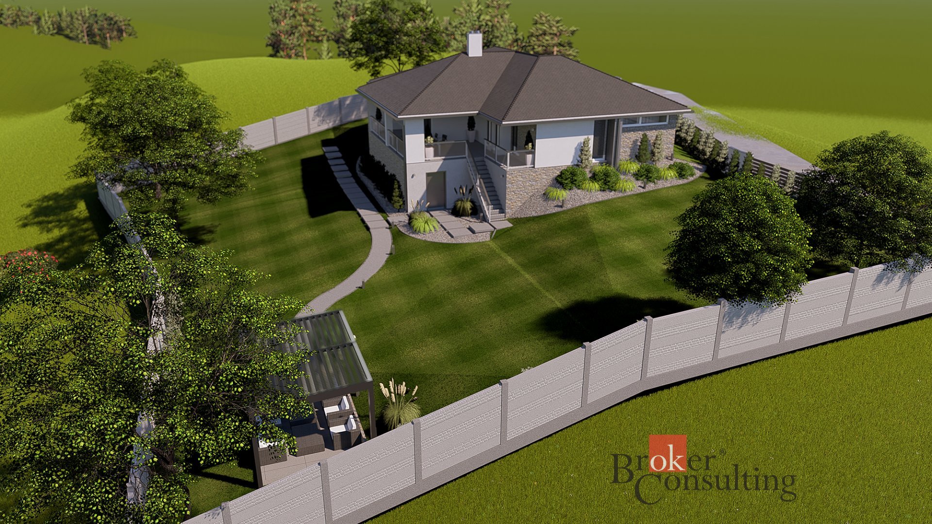 Prodej, pozemky/bydlení, 1283 m2, Krňany, Benešov [ID 81226]