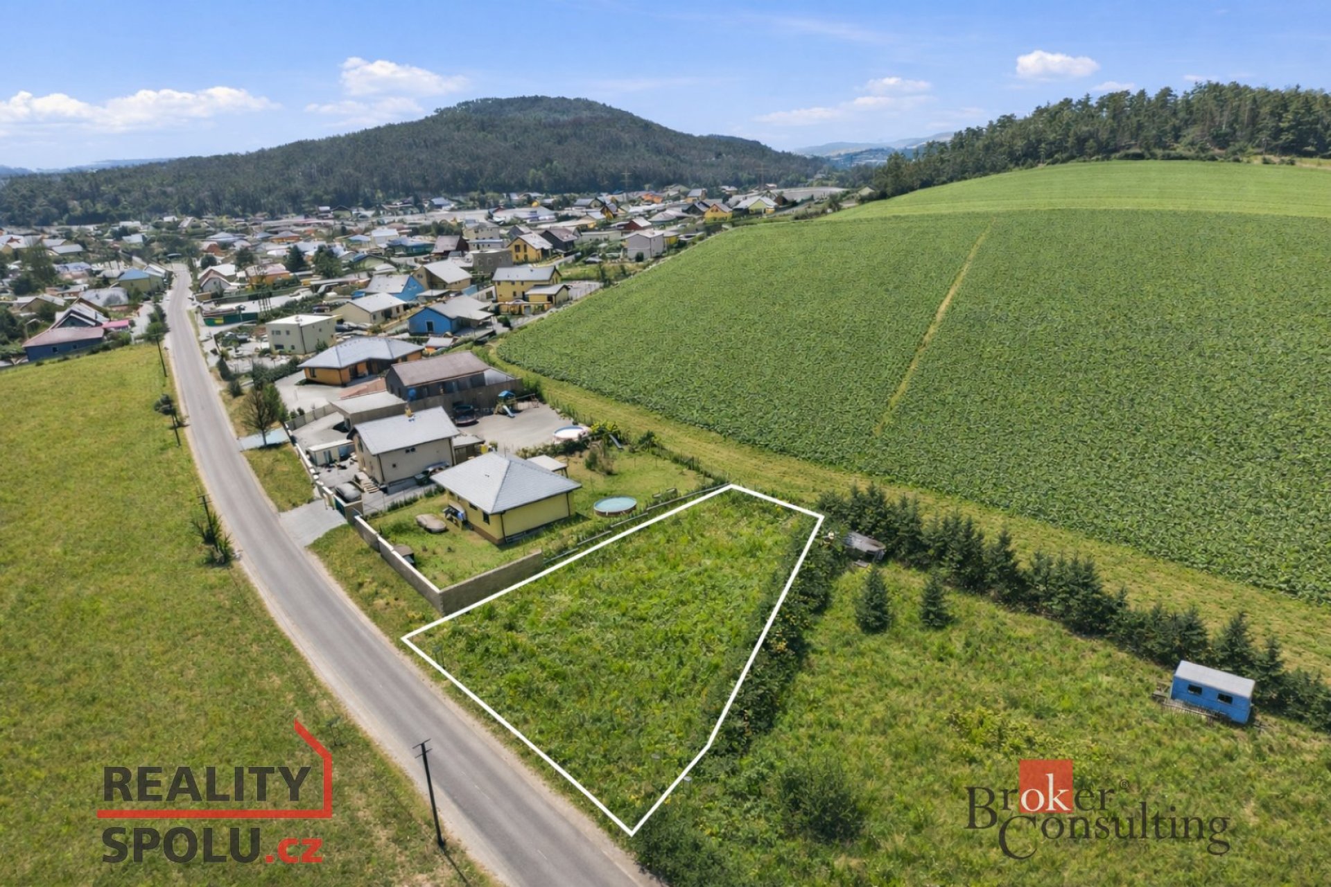 Prodej pozemku 961 m2