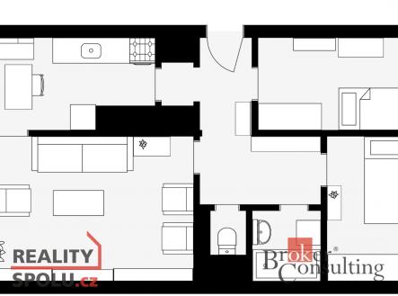 Prodej bytu, 3+1, 66 m²