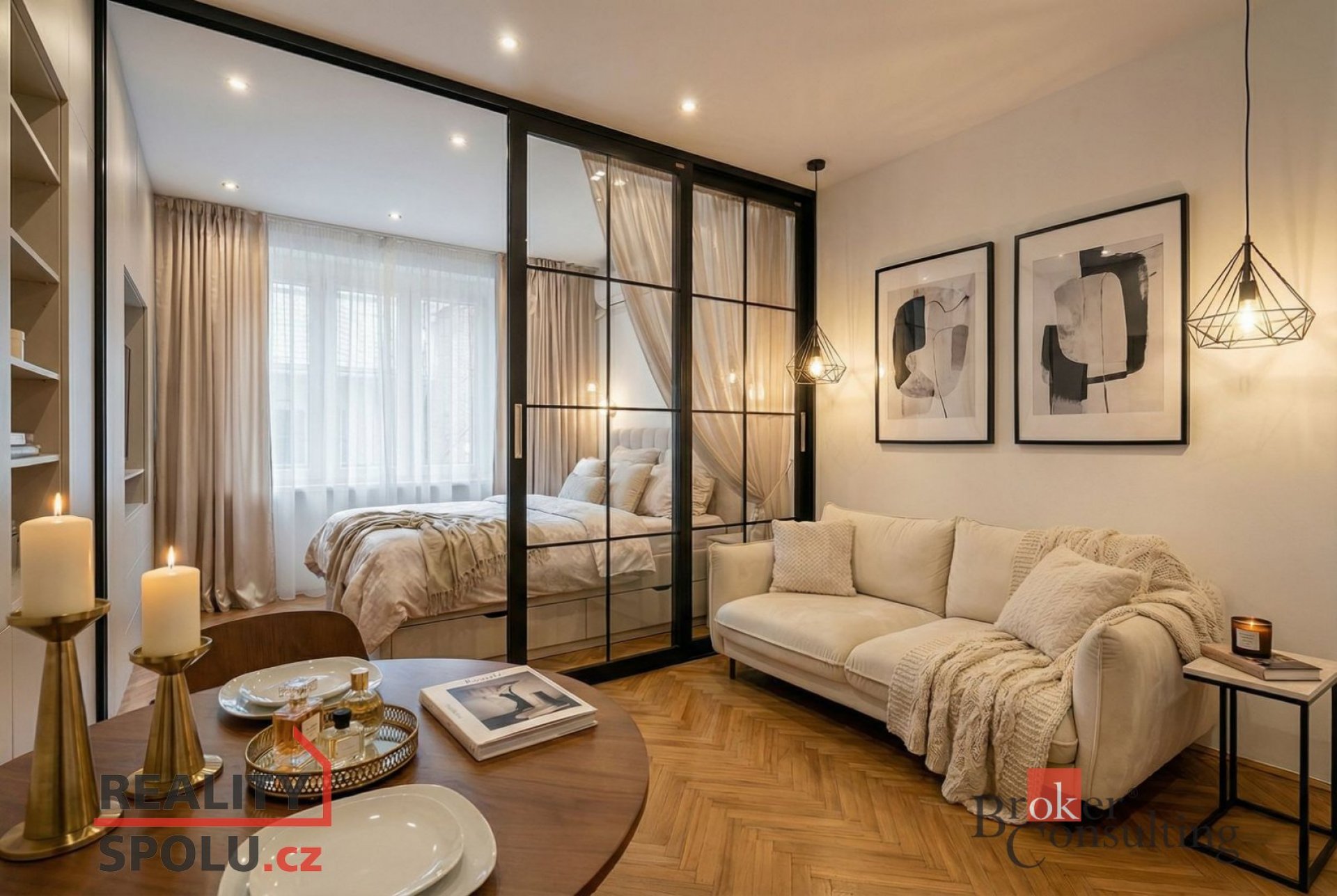 Byt 2+kk, 37 m², Strašnice – klid, zeleň a skvělá dostupnost MHD