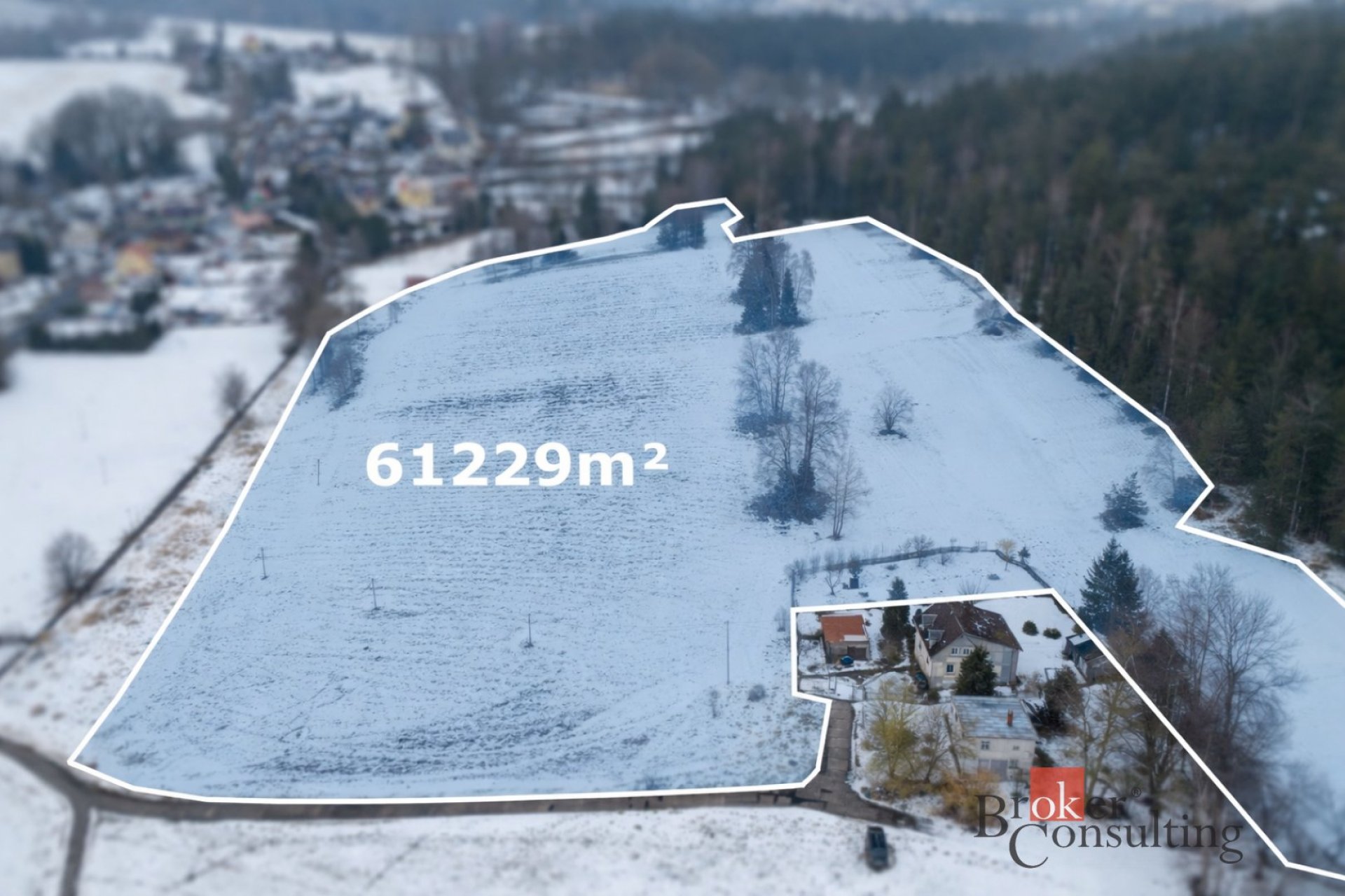 Prodej pozemků – 61 229 m², Podhradí u Aše