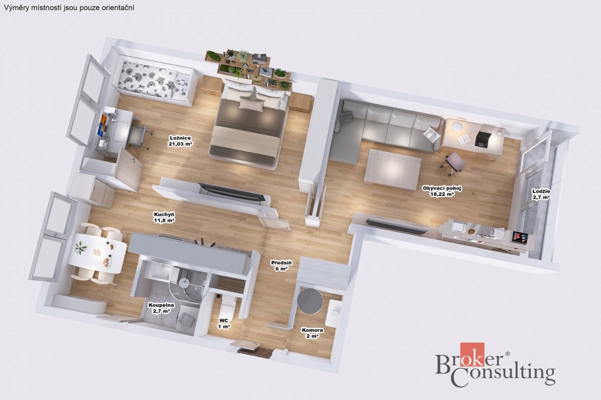 Prodej, byty/2+1, 65 m2, 46373 Černousy, Liberec [ID 81198]