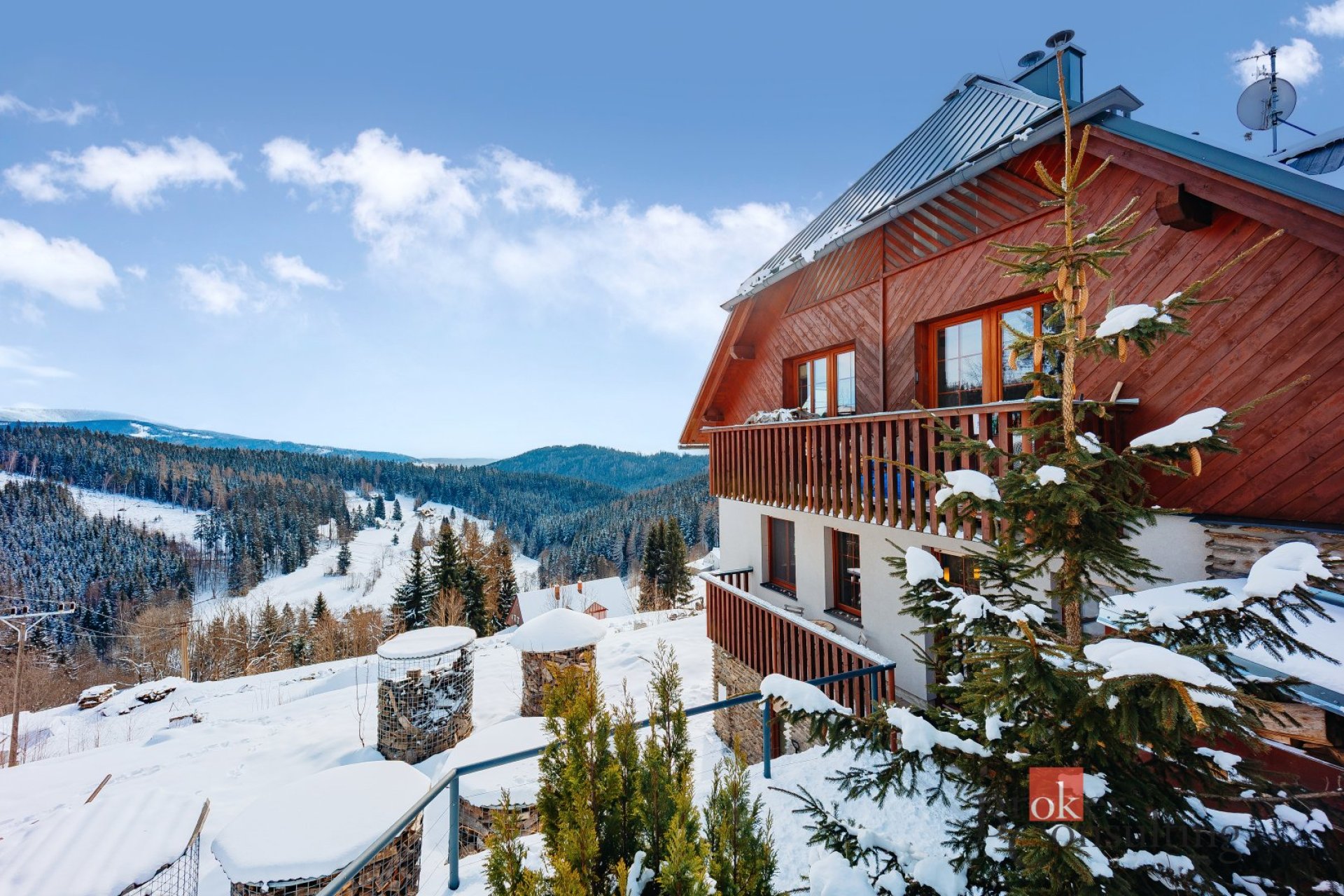 Apartmán u sjezdovky v Krkonoších