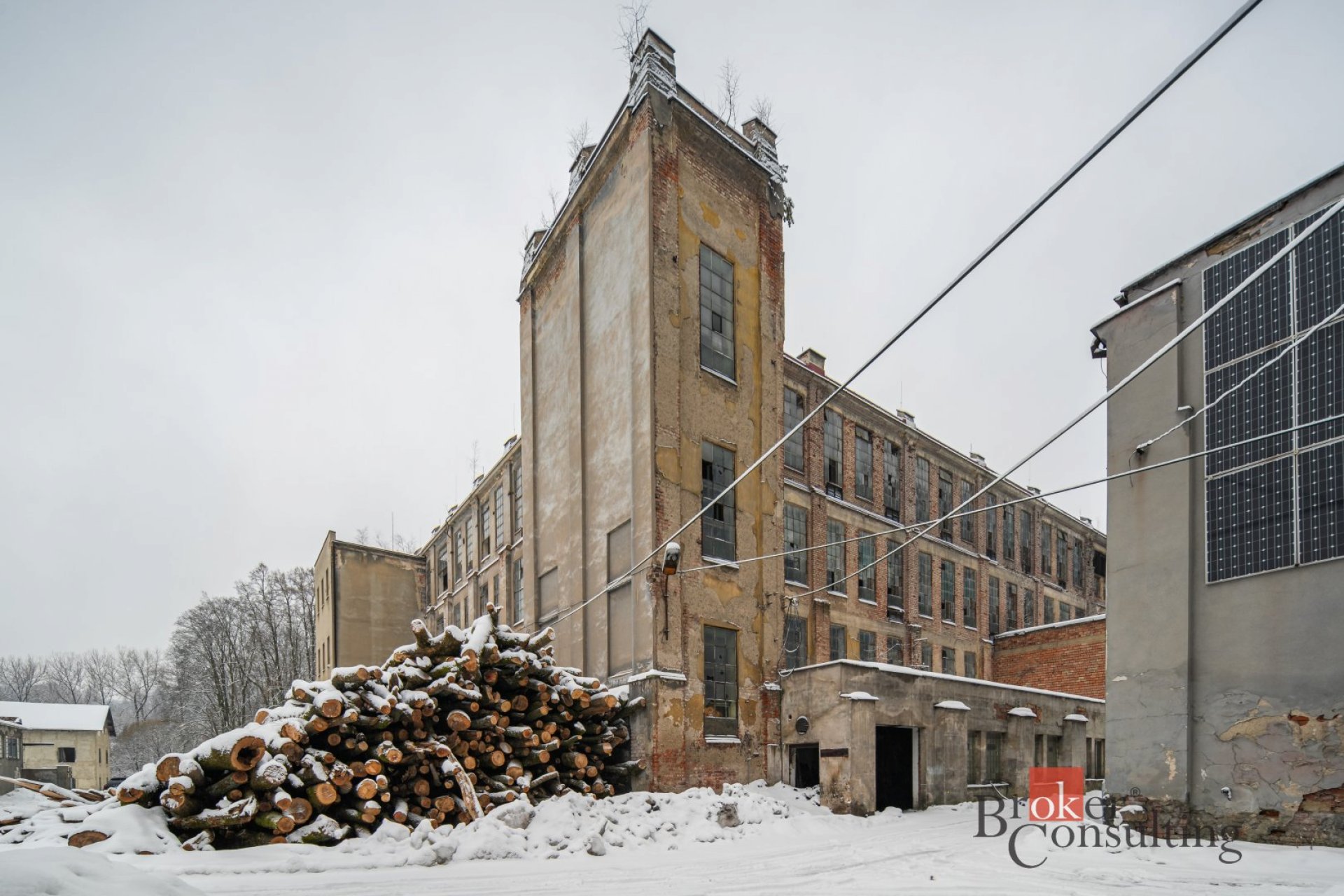 Industriální areál pro bytový projekt