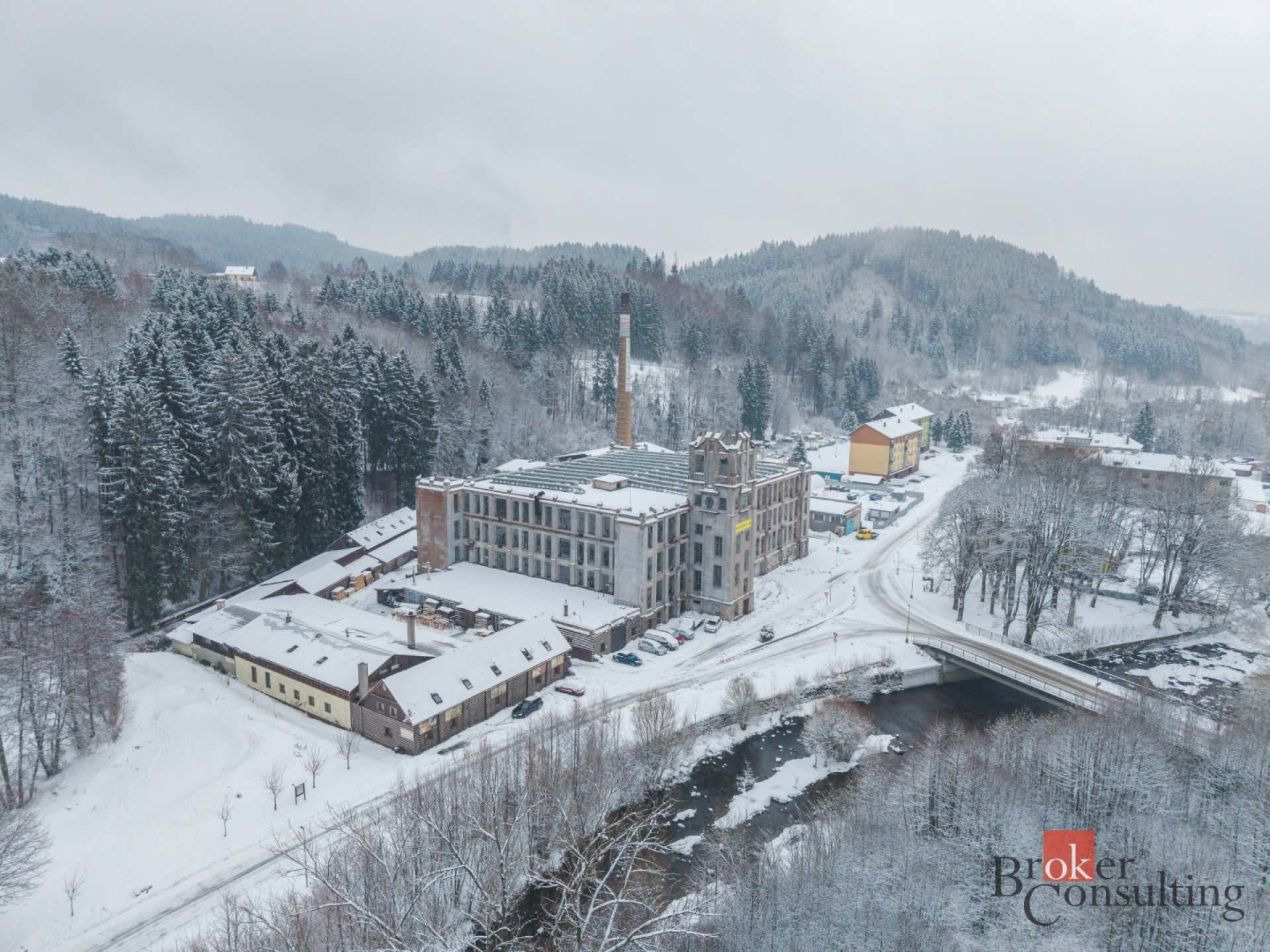 Industriální areál pro bytový projekt