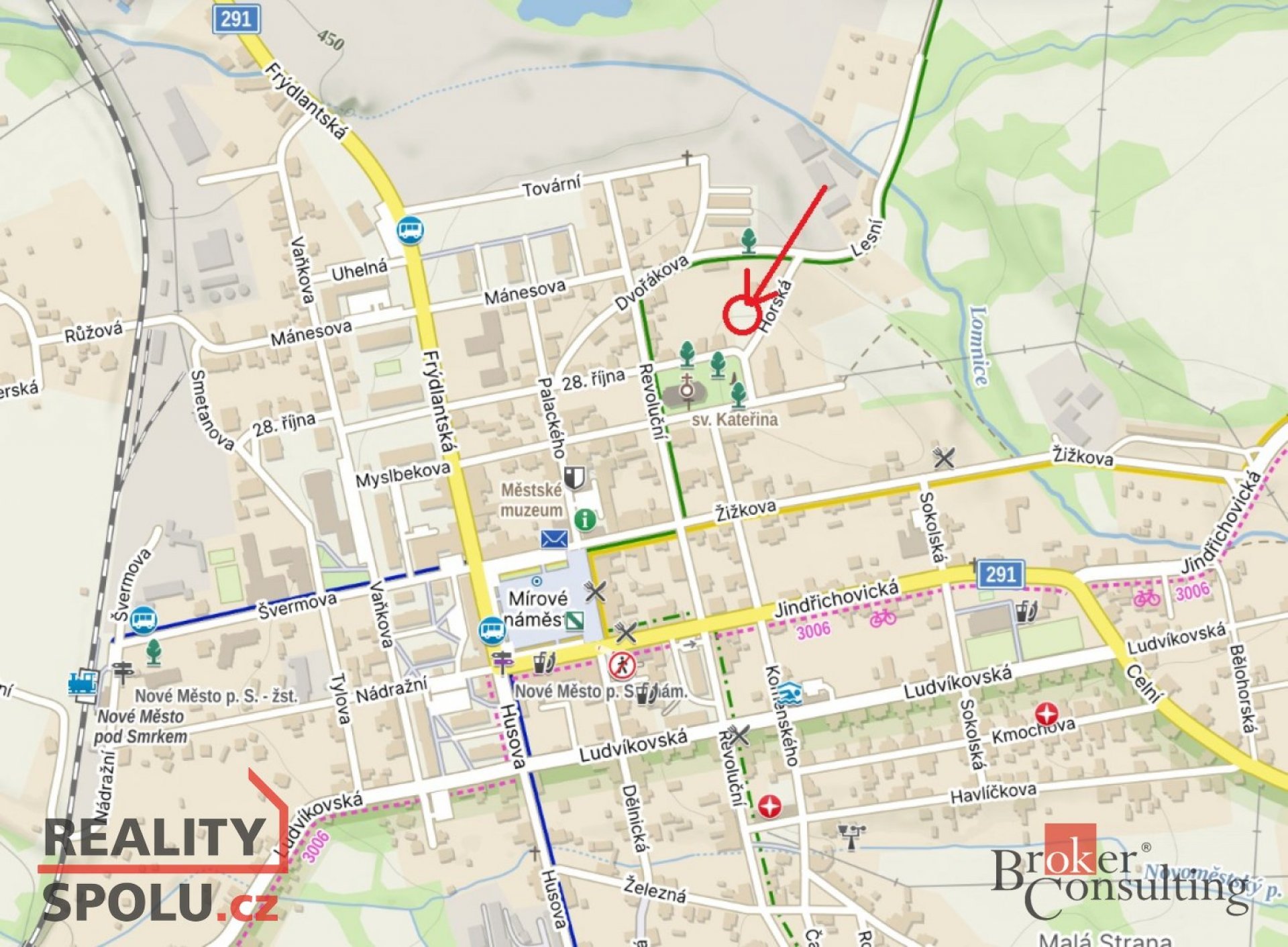 Prodej, pozemky/zahrada, 593 m2, Nové Město pod Smrkem, Liberec [ID 82461]