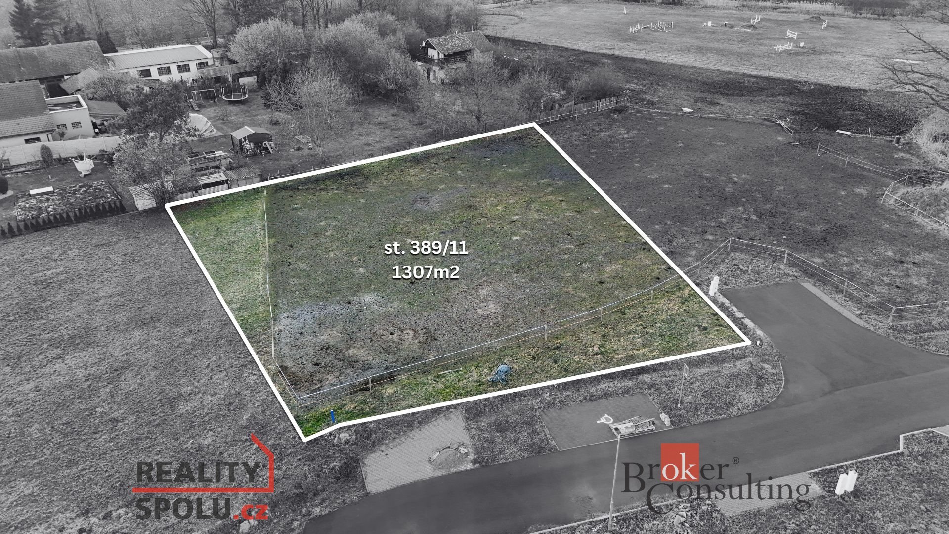 Prodej, pozemky/bydlení, 1307 m2, Rokytno , Pardubice [ID 82567]