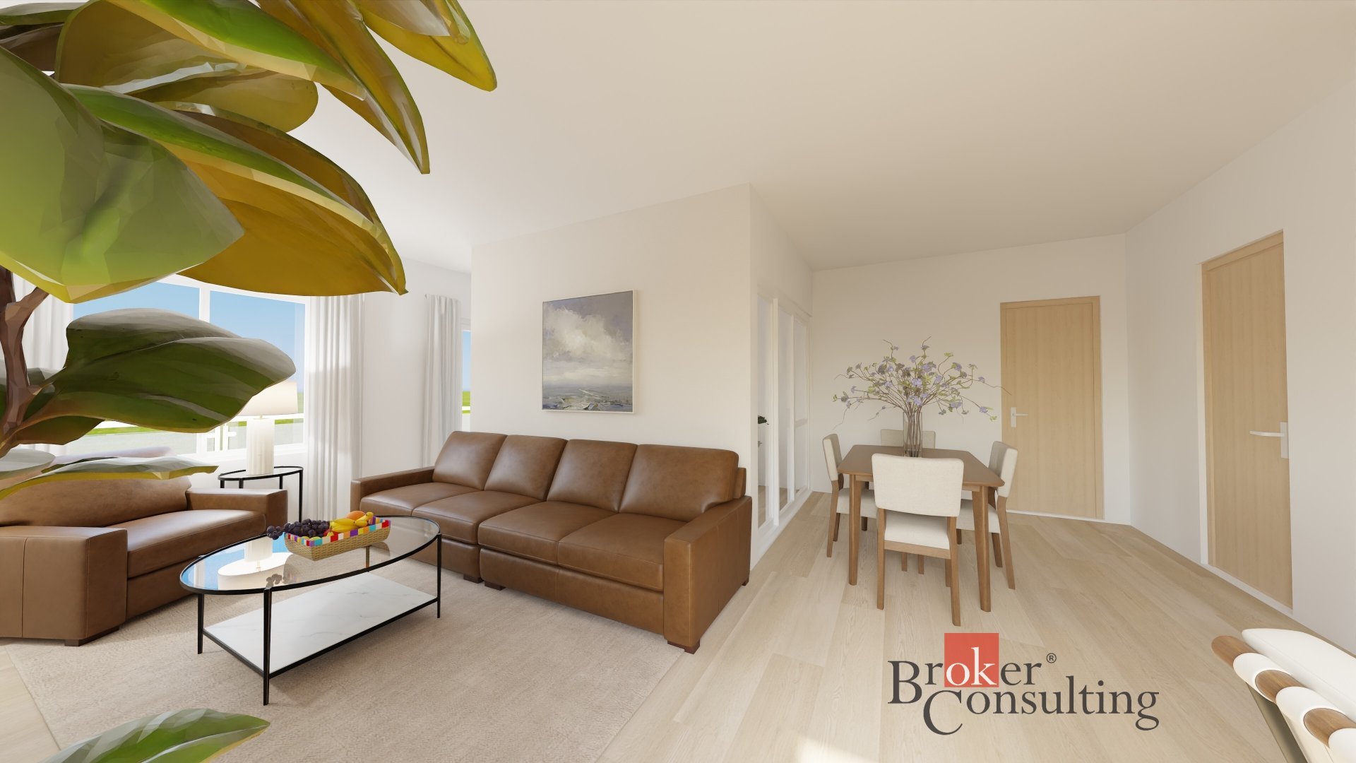 Krásný světlý byt 3+kk v Poděbradech