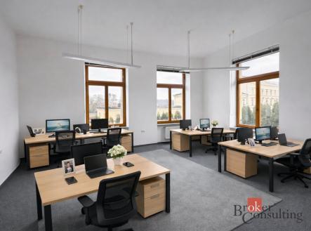 Pronájem - komerční objekt, administrativní budova, 280 m²