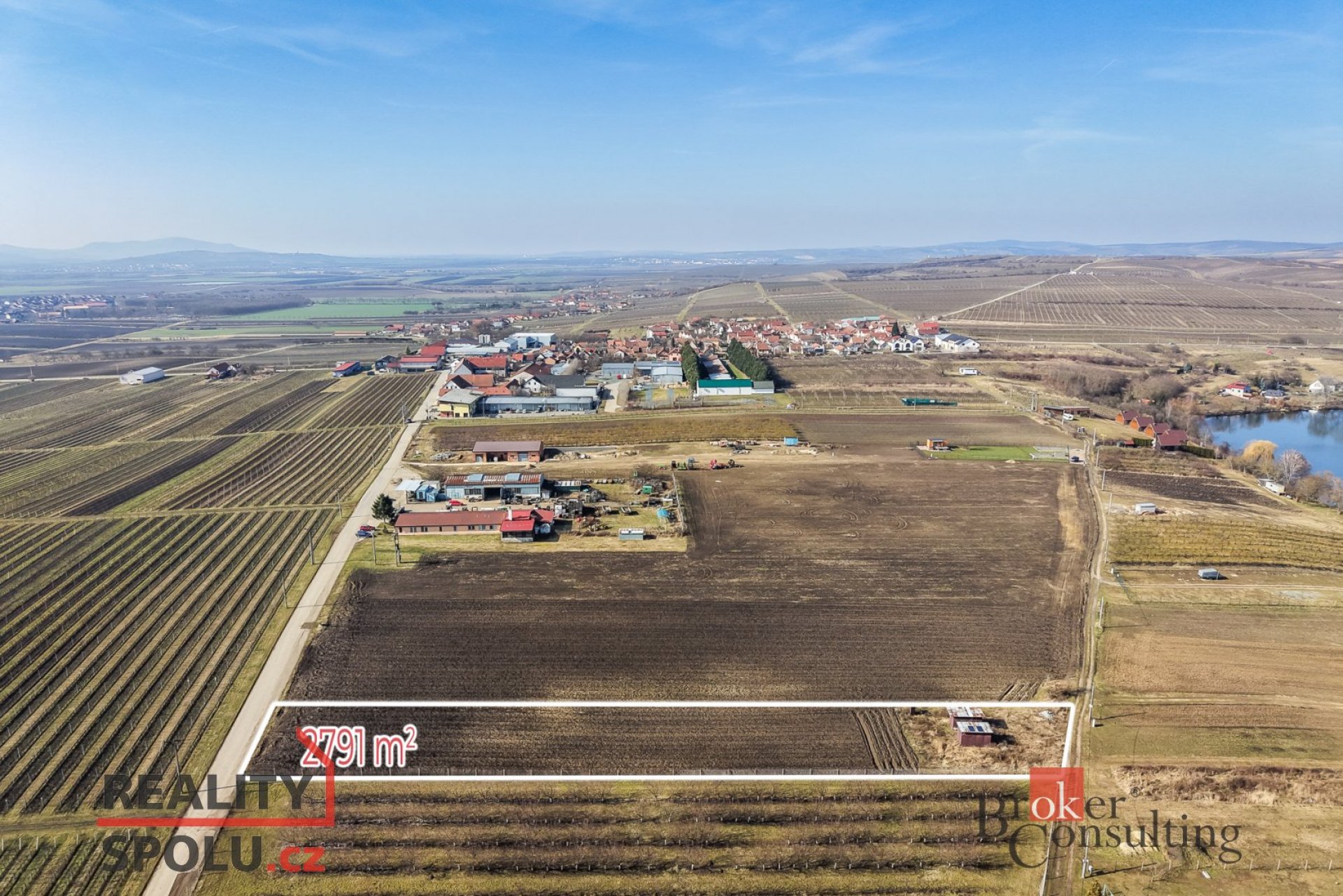 Prodej, pozemky/vinice/sady, 2791 m2, Velké Bílovice , Břeclav [ID 82236]
