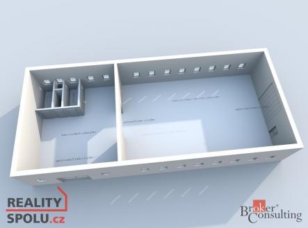 Pronájem - komerční objekt, výroba, 330 m²
