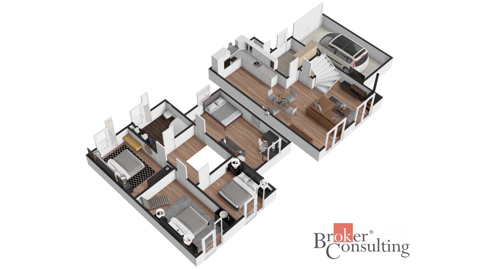 Rodinný dům obklopený zelení, 145 m2 + zahrada 449 m2