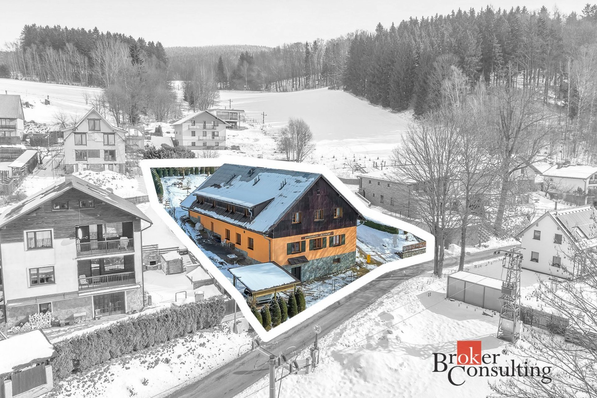 Prodej, komerční/ubytování, 620 m2, Promenáda 31, 54226 Horní Maršov, Trutnov [ID 83417]