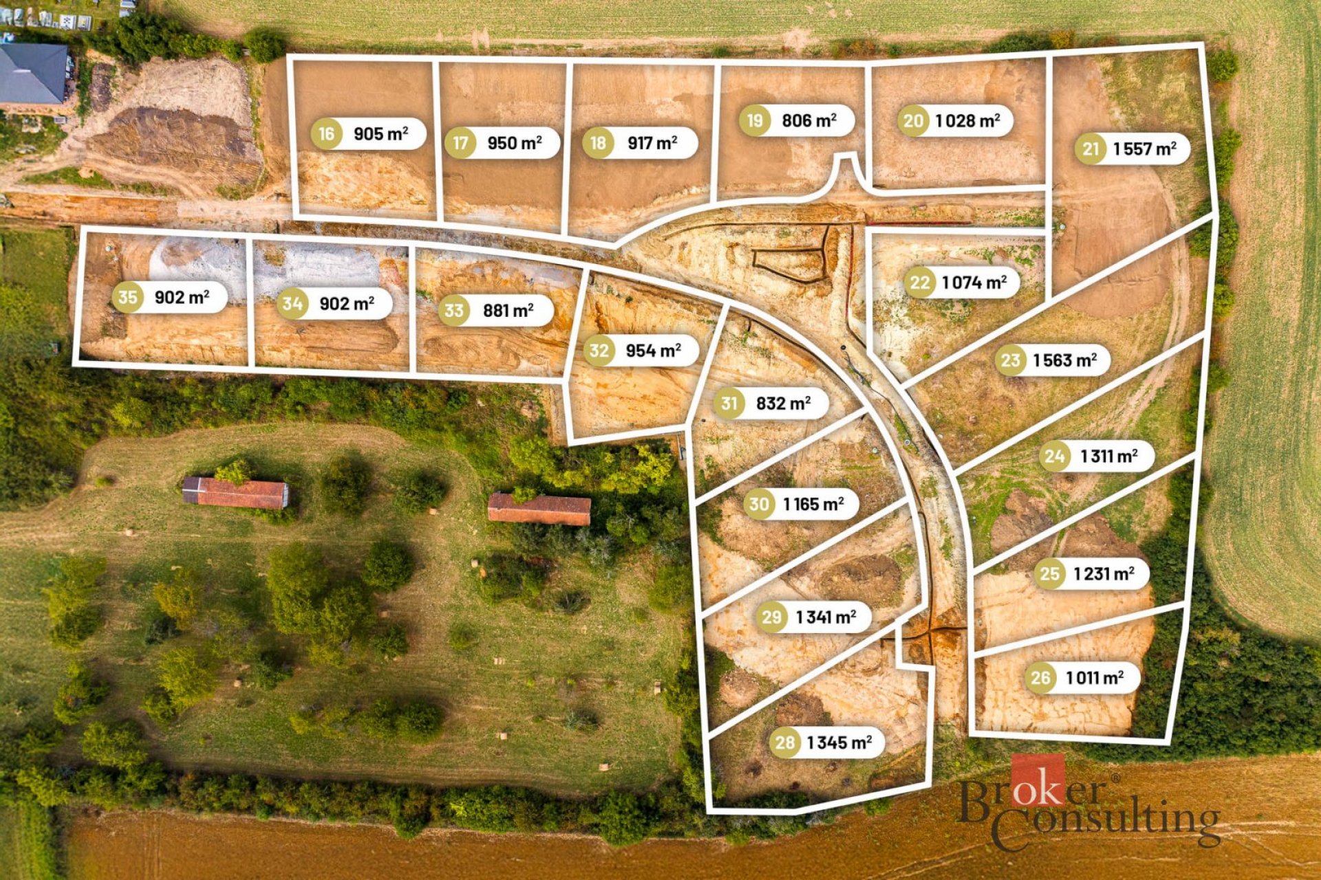 Prodej stavebních pozemků ve Starém Bydžově