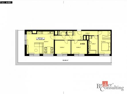 Prodej bytu, 4+kk, 133,68 m²