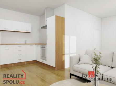 Prodej bytu, 2+1, 51,4 m²