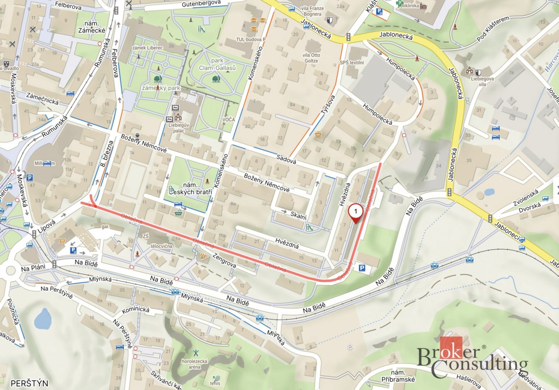 Pronájem, ostatní/garáž, 19 m2, Oblačná, Liberec, Liberec [ID 83961]