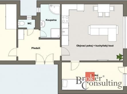 Prodej bytu, 3+kk, 73 m²