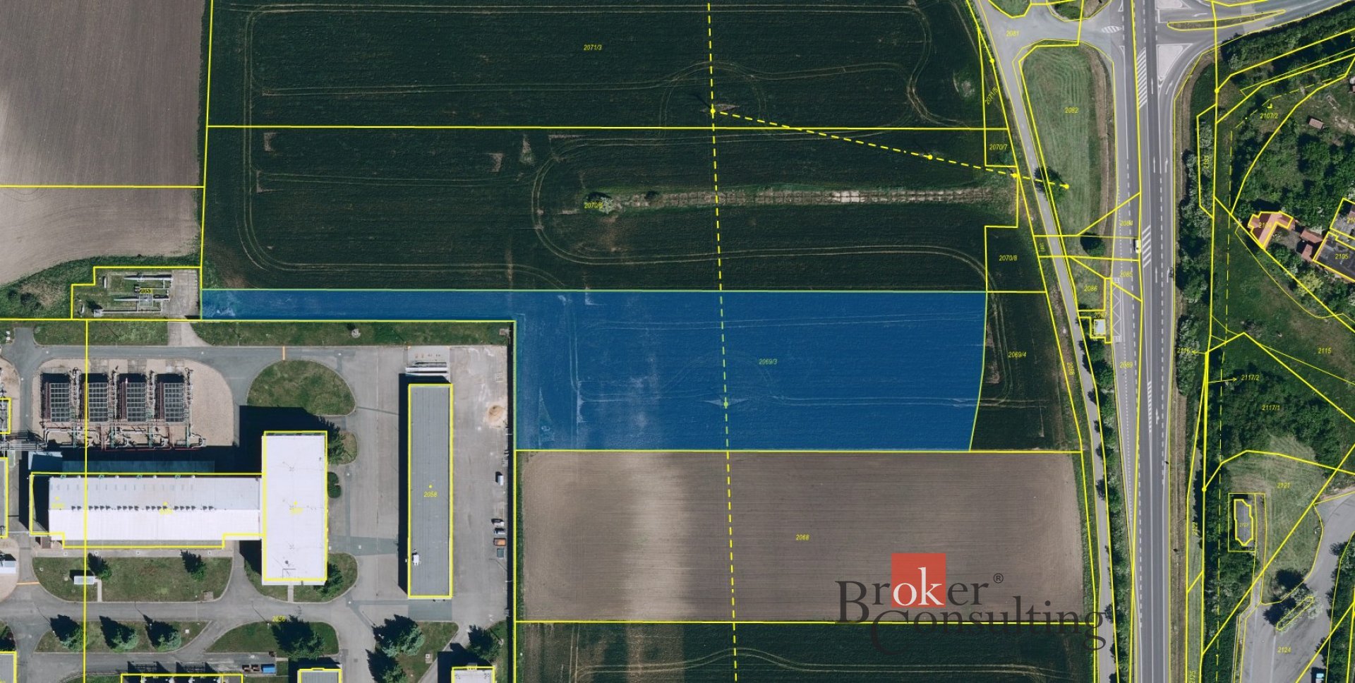 Prodej, pozemky/pole, 8453 m2, Perná, Břeclav [ID 81982]