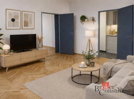 Pronájem bytu, 2+1, 54 m²