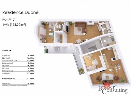 Prodej bytu, 4+kk, 153 m²