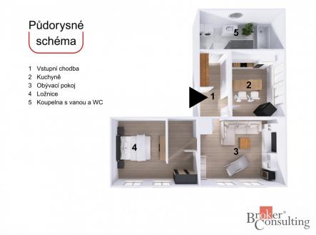Prodej bytu, 2+1, 78 m²