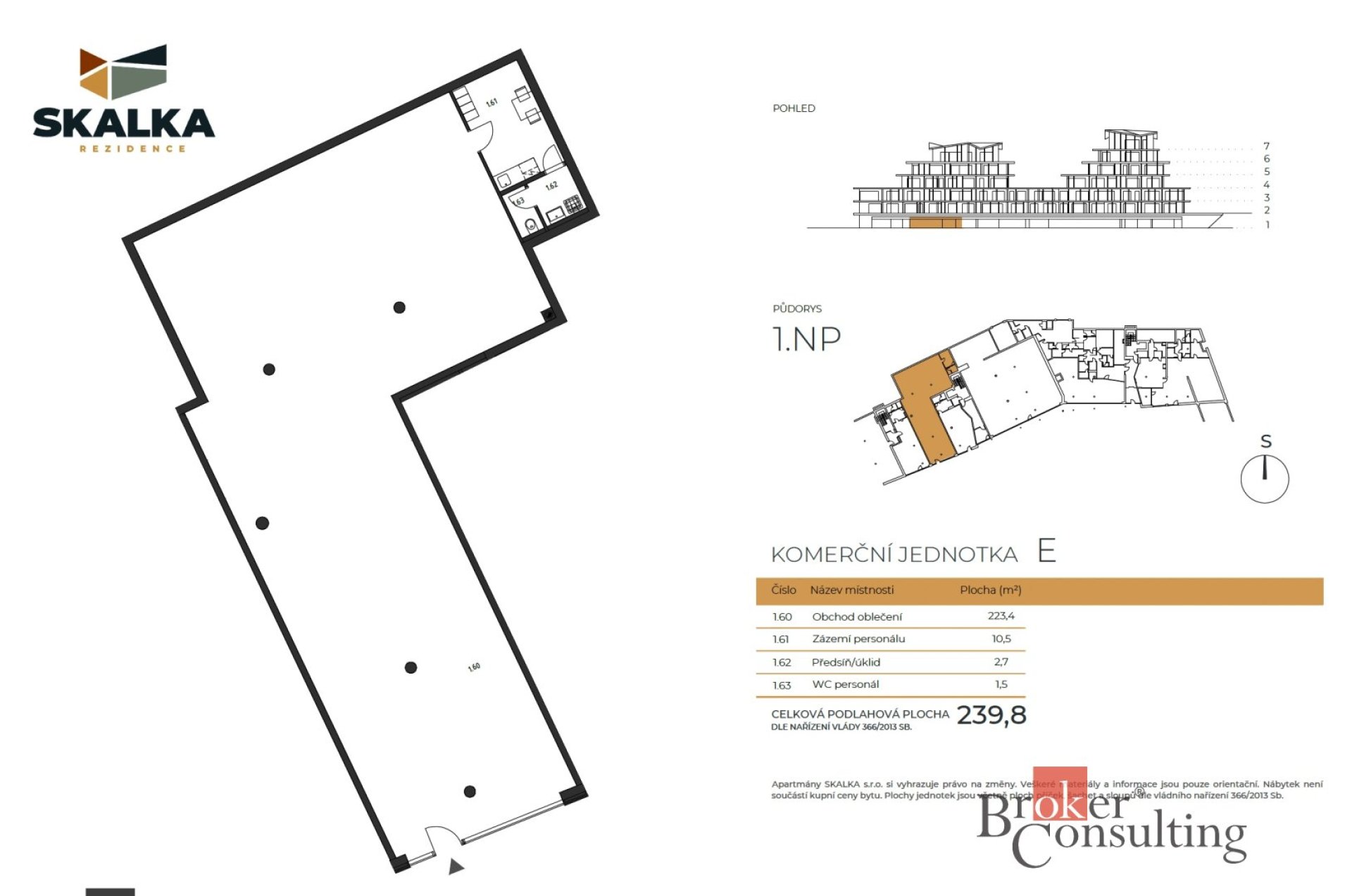 Prodej, obchodní prostory, 238 m2, Železná Ruda