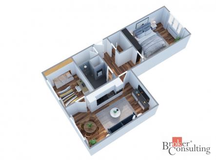 Prodej bytu, 3+kk, 62 m²