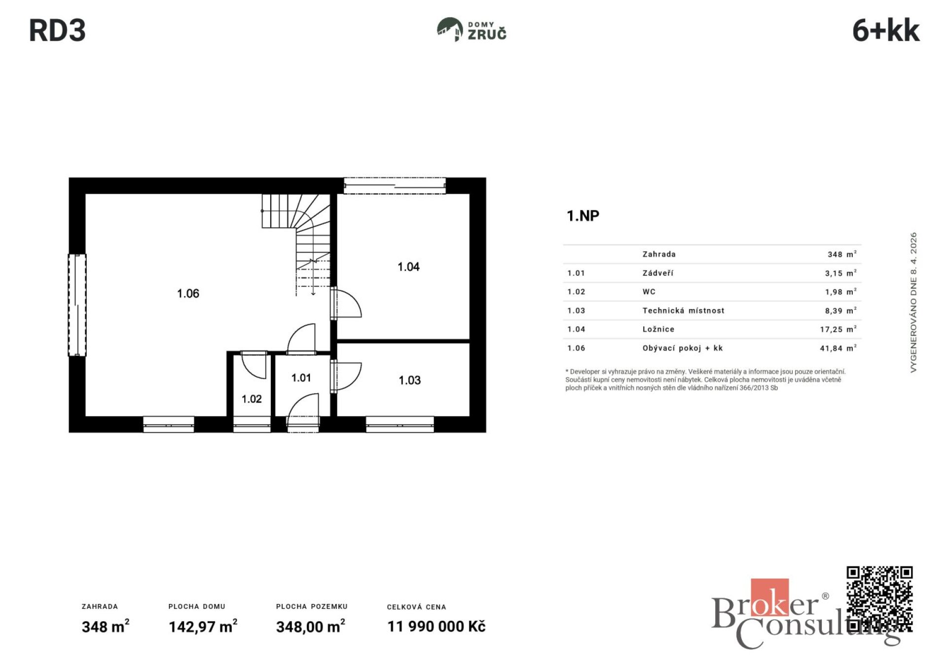Prodej, domy/rodinný, 142.97 m2, Náves 9. května, Zruč, Zruč-Senec, Plzeň-sever [ID 66744]