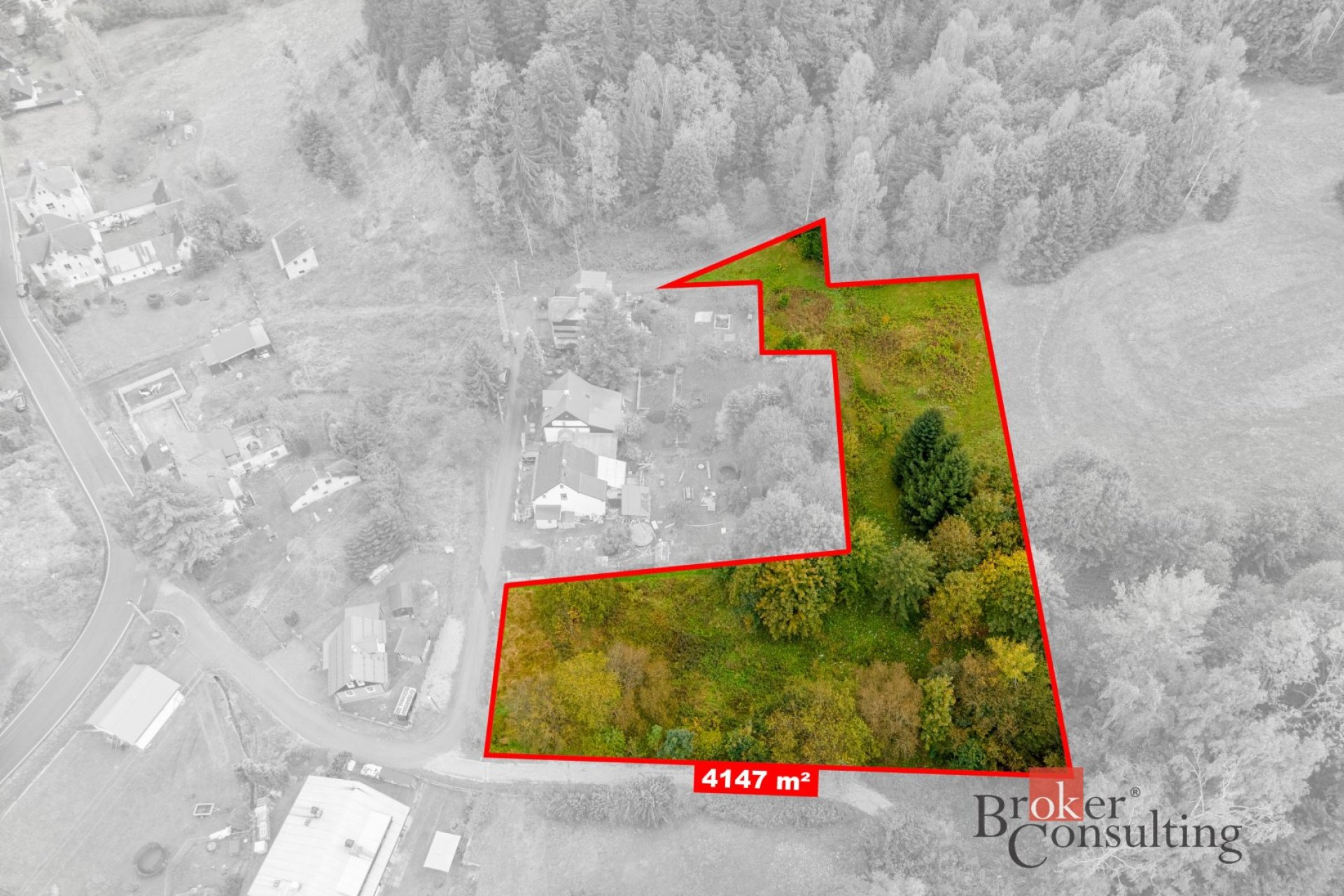 Prodej, pozemky/bydlení, 4147 m2, Údolní 1031, 46851 Smržovka, Jablonec nad Nisou [ID 84228]