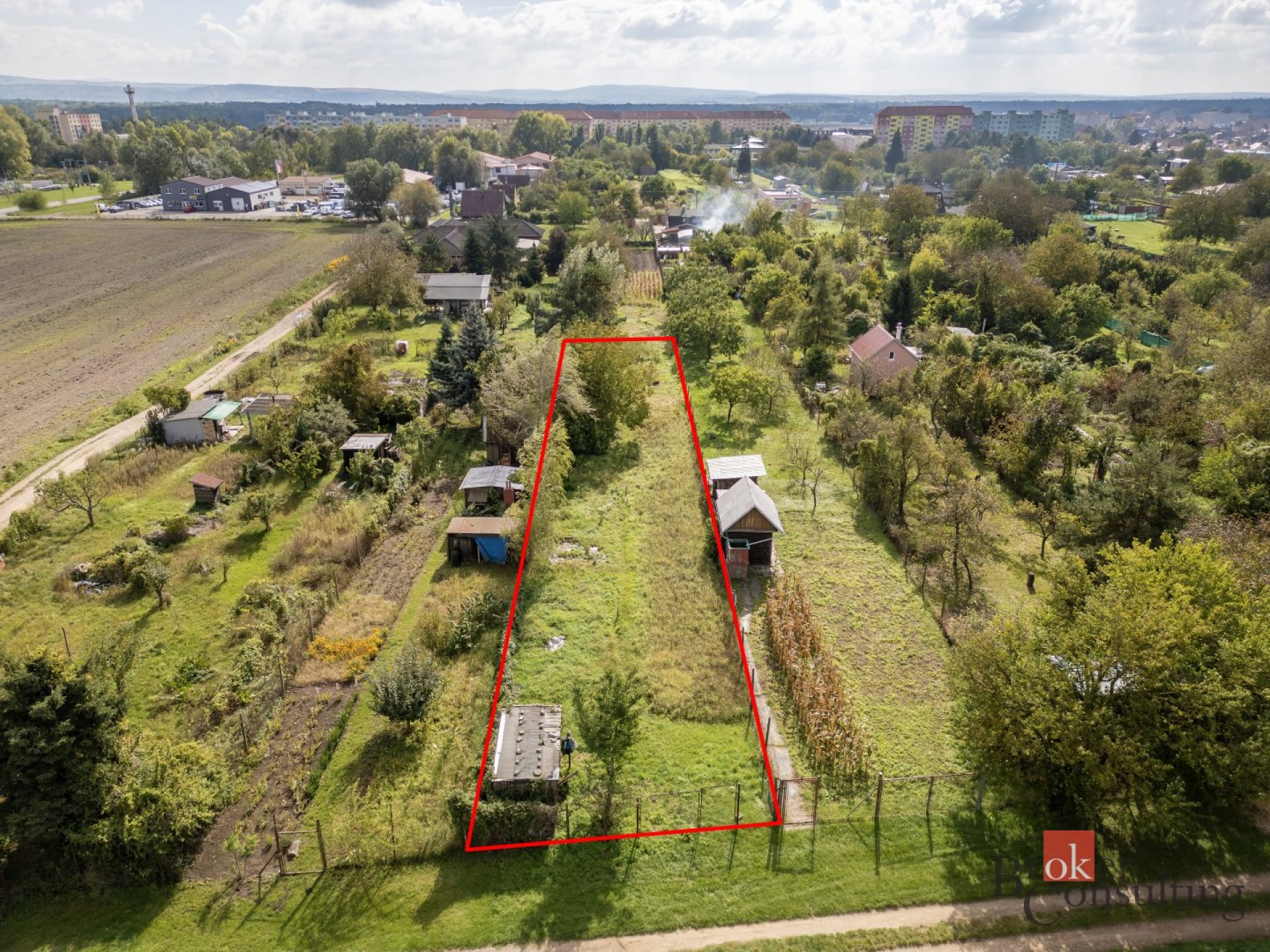 Prodej, pozemky/zahrada, 1765 m2, Hodonín, Hodonín [ID 84128]