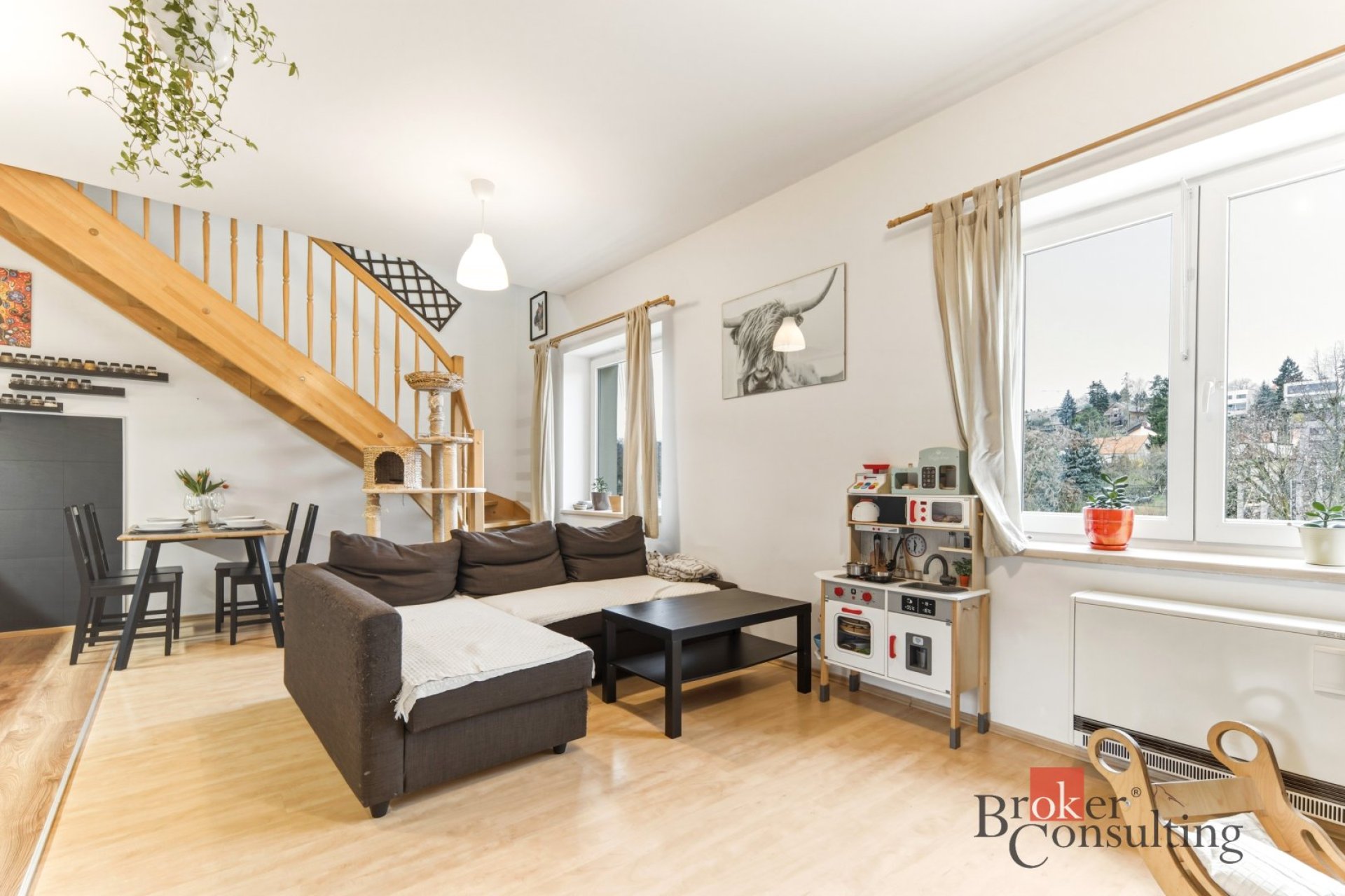 Prodej mezonetového bytu 3+KK, Černošice