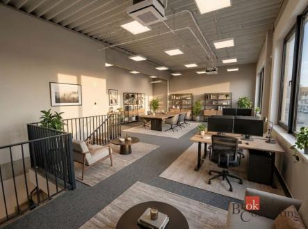 Pronájem - komerční objekt, administrativní budova, 444 m²