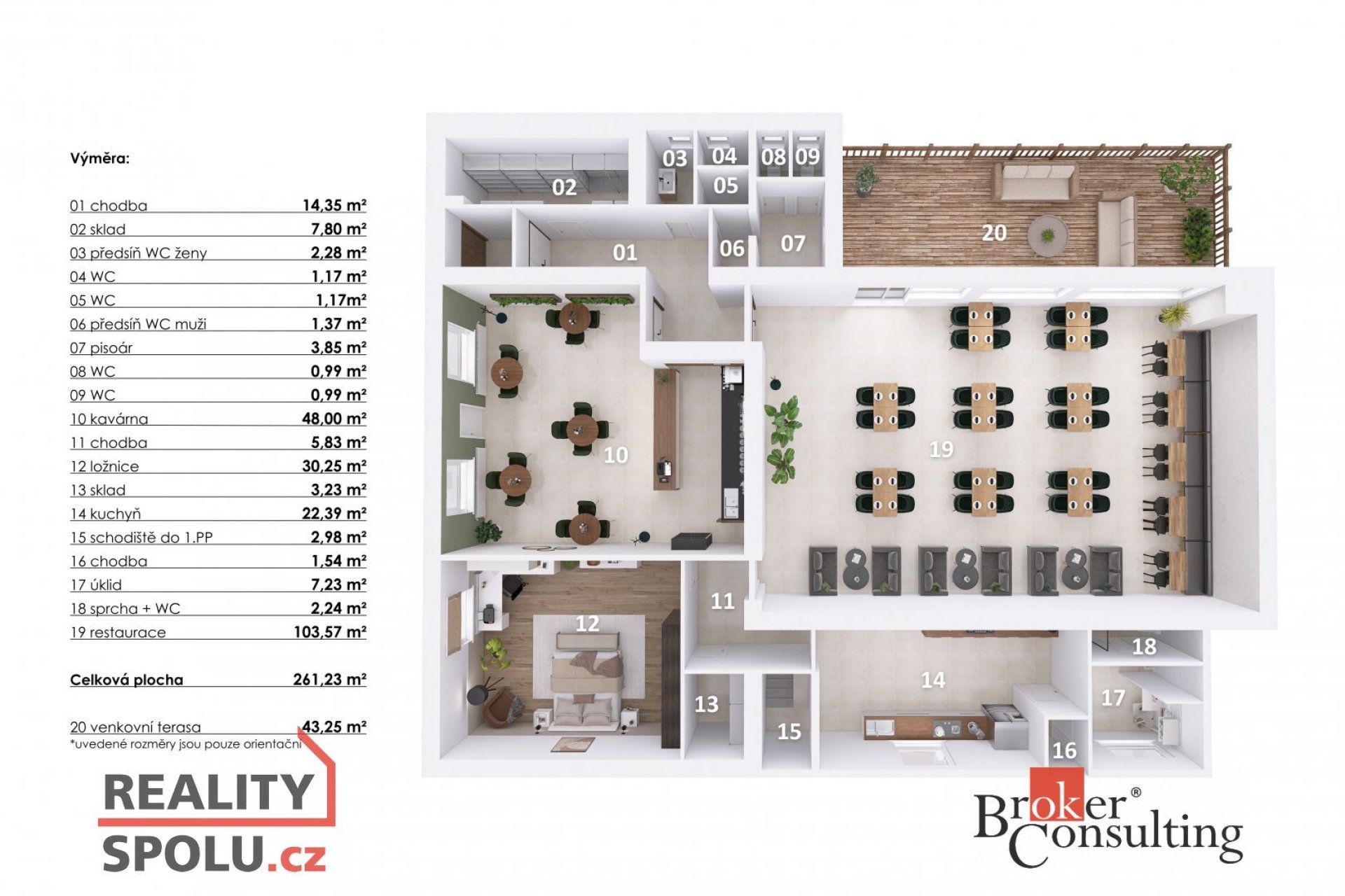 Pronájem, komerční/restaurace, 257 m2, 58821 Velký Beranov, Jihlava [ID 83878]