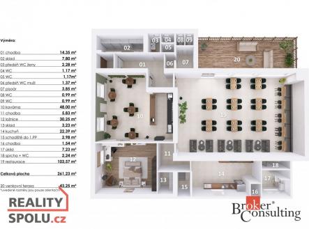 Pronájem - komerční objekt, jiný, 257 m²