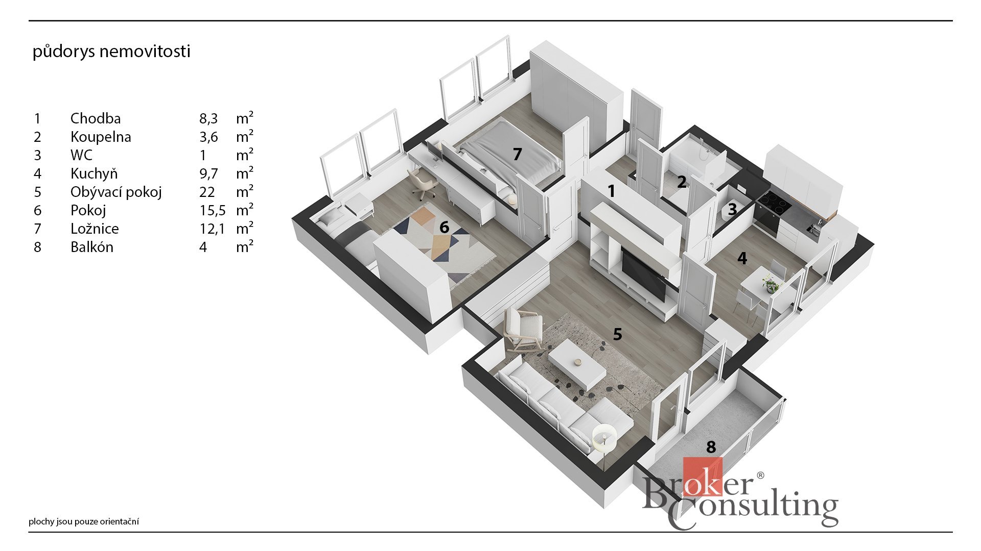 Prodej, byty/3+1, 77 m2, Kladruby 72, 50351 Chlumec nad Cidlinou, Hradec Králové [ID 84107]