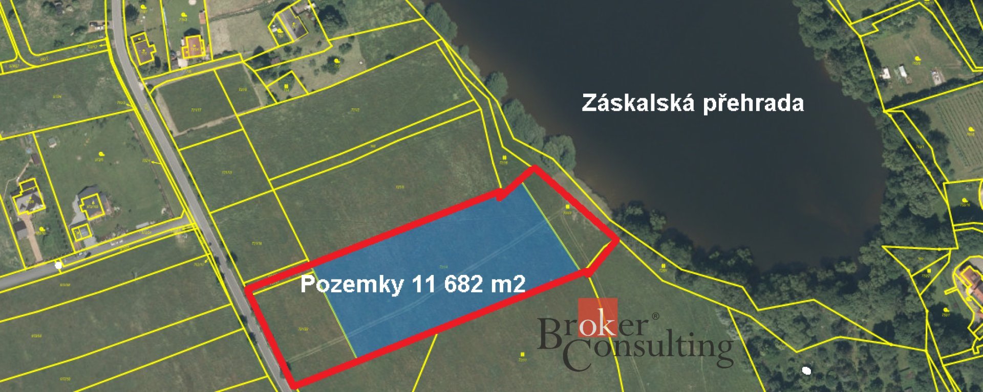 Prodej, pozemky/pole, 11682 m2, 26762 Chaloupky, Beroun [ID 84802]