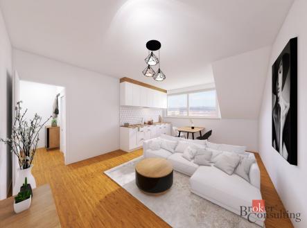 Prodej bytu, 1+kk, 38,6 m²