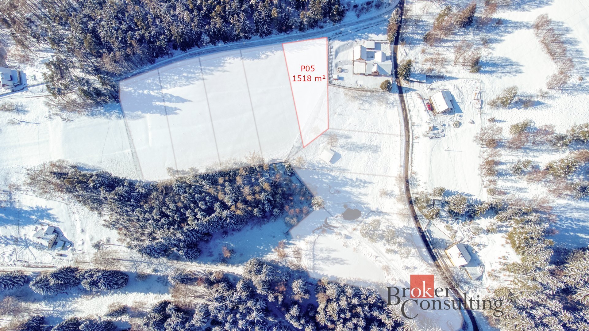 Stavební pozemek P05 o výměře 1 518 m² v krásné a klidné lokalitě Nový Fojtov u Karlových Varů, kata