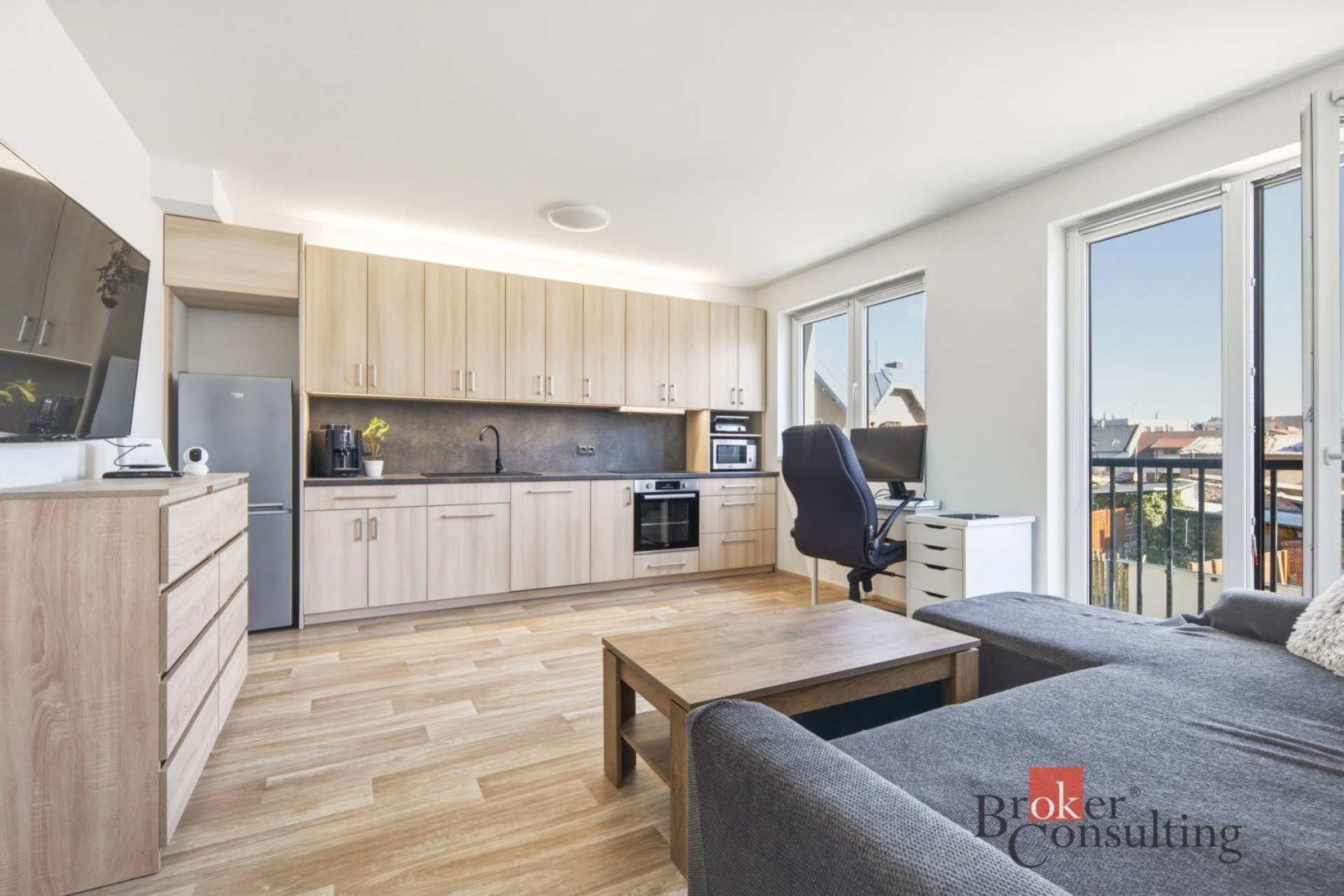 Pronájem, byty/2+kk, 43.5 m2, Husova 1035, 54931 Hronov, Náchod [ID 84936]